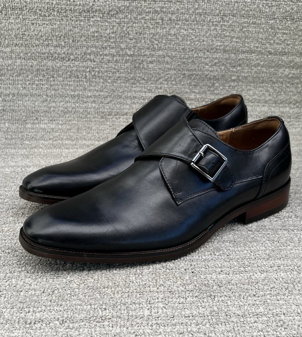 FLORSHEIM Ravello Leather Monk Strap Shoes Men's Size 9.5 US NEW
